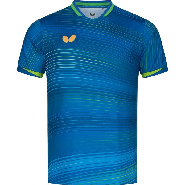 Butterfly Table Tennis - Nagano Shirt - Light Blue - Front